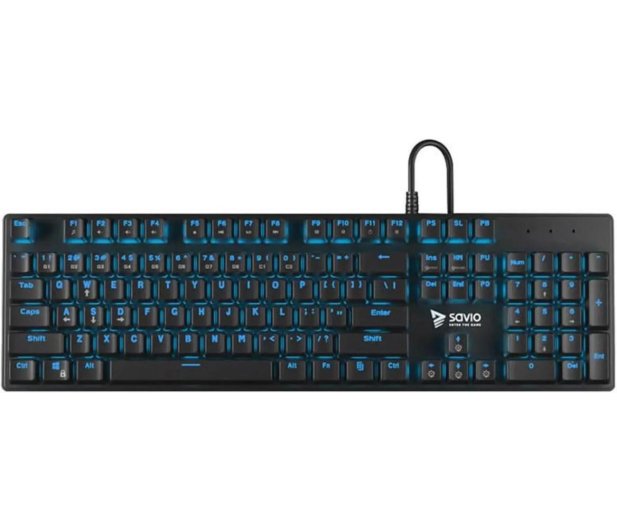 SAVIO Tempest RX FULL Outemu BLUE, LED niebieski, NKRO, Anty-ghosting SAVGK TEMPEST FULL BLUE - 1462252 - zdjęcie